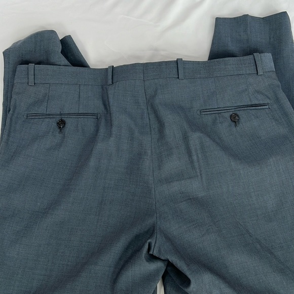 ALFANI Men’s Slim Fit Slate Blue Two-Piece Suit (42R, 38/30) - Picture 12 of 14